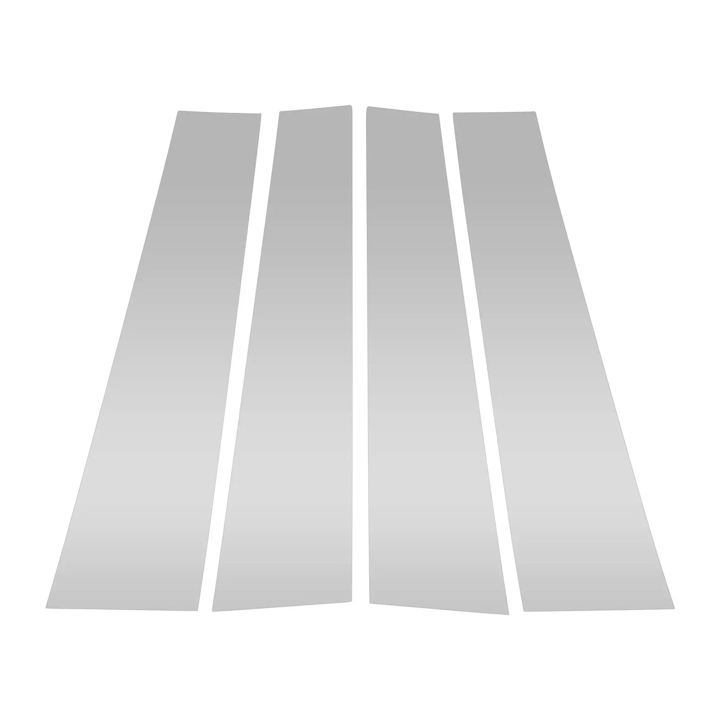 4 Pcs Silver Tone Pillar Window Trim for Dodge Ram (2019-2023)