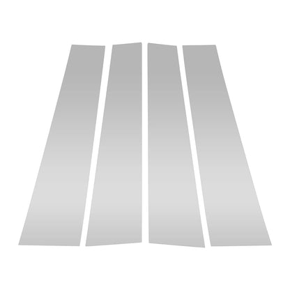 4 Pcs Silver Tone Pillar Window Trim for Dodge Ram (2019-2023)