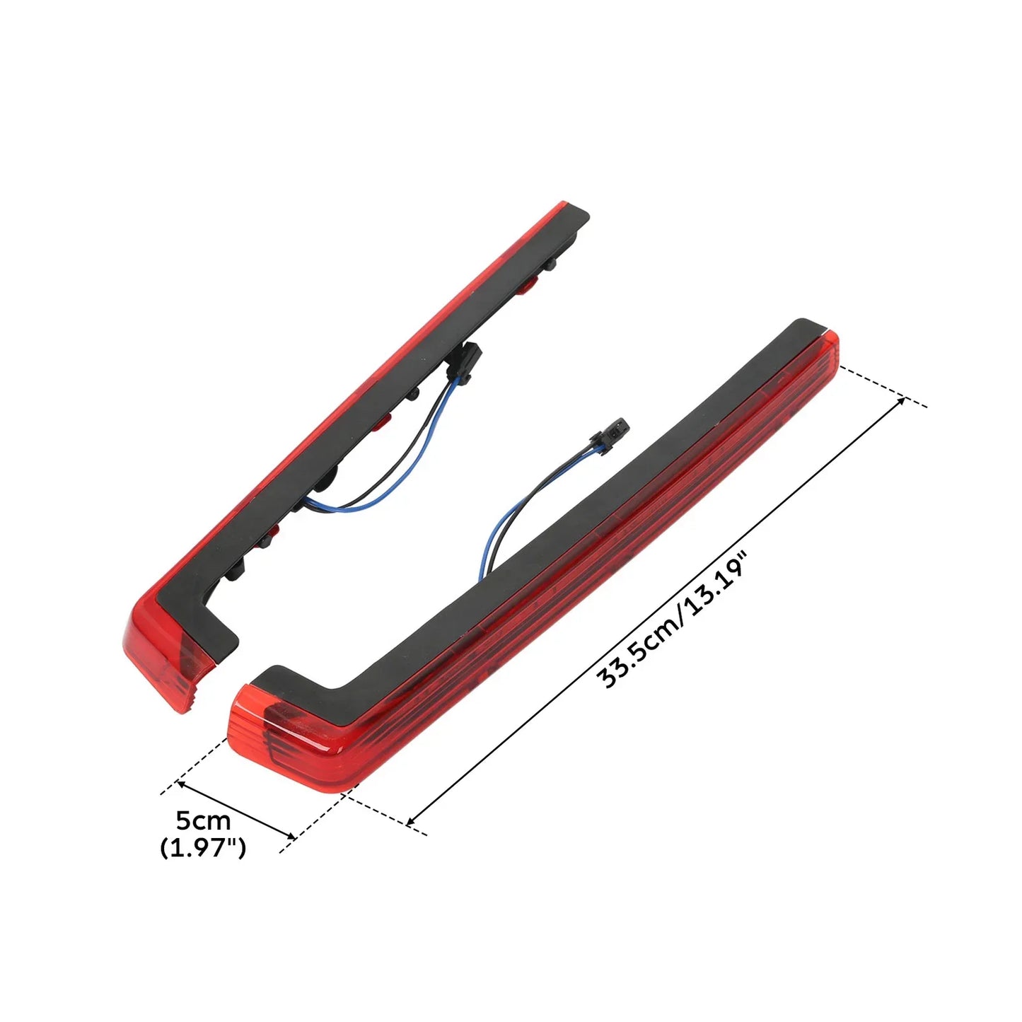 Side Marker Red LED Accent Lights for Harley Touring (2014-2024)