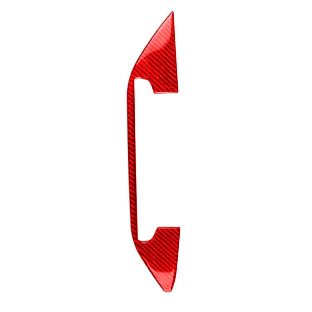 Red Center Console Navigation GPS Panel Cover Trim for Kia Stinger (2018-2023)
