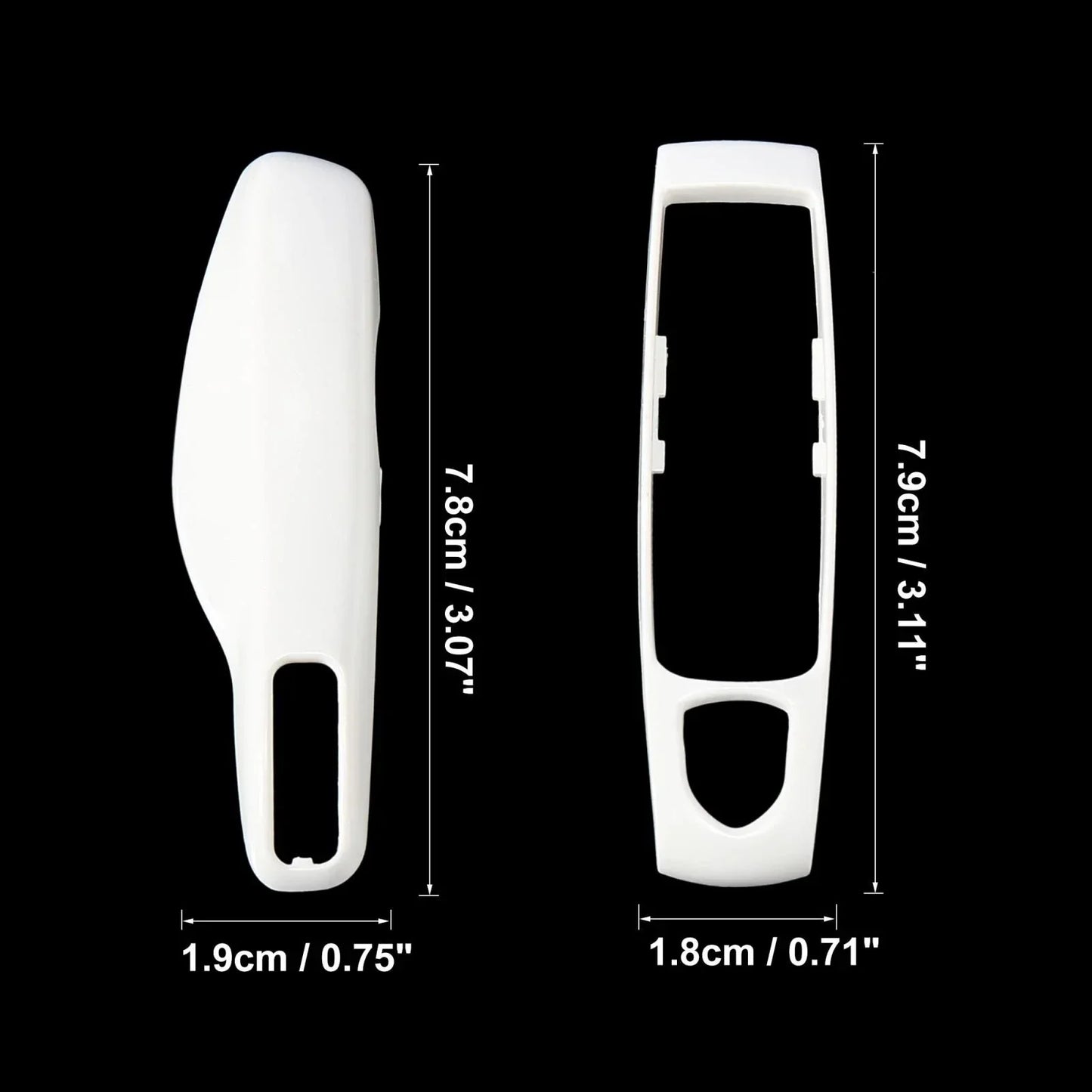 White Car Remote Key Cover Set for Porsche Cayenne Macan (2014-2023)