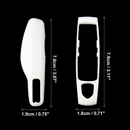 White Car Remote Key Cover Set for Porsche Cayenne Macan (2014-2023)