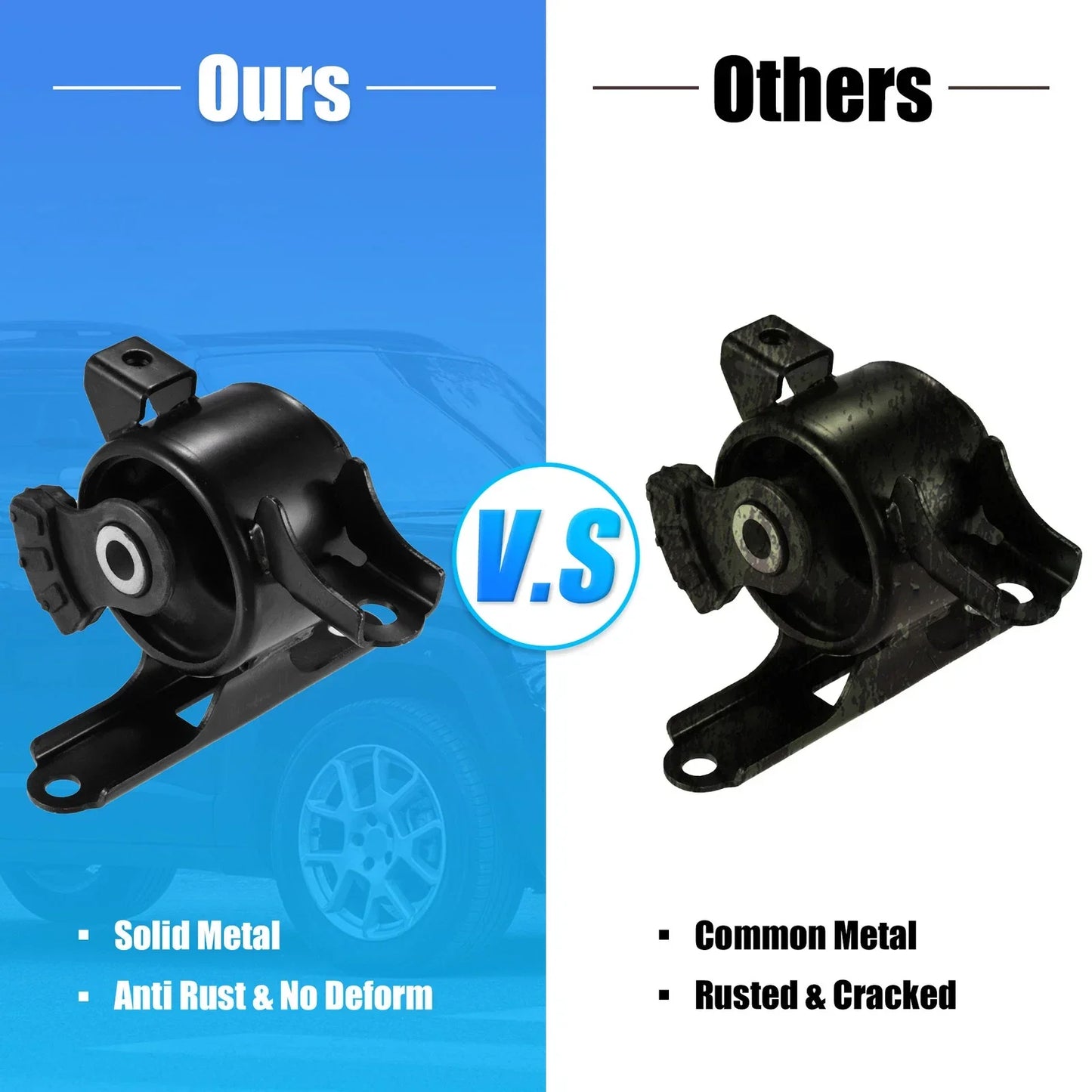 Engine Motor Mount for Honda Fit 2007-2008 (2 x Transmission Mounts)