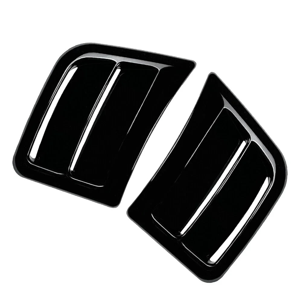 Black Front Bumper Side Air Vent Covers for Subaru Impreza WRX STI (2008-2014)