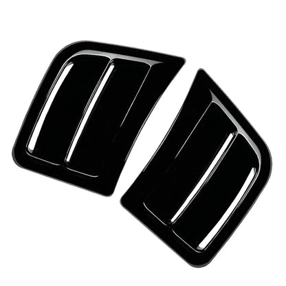 Black Front Bumper Side Air Vent Covers for Subaru Impreza WRX STI (2008-2014)