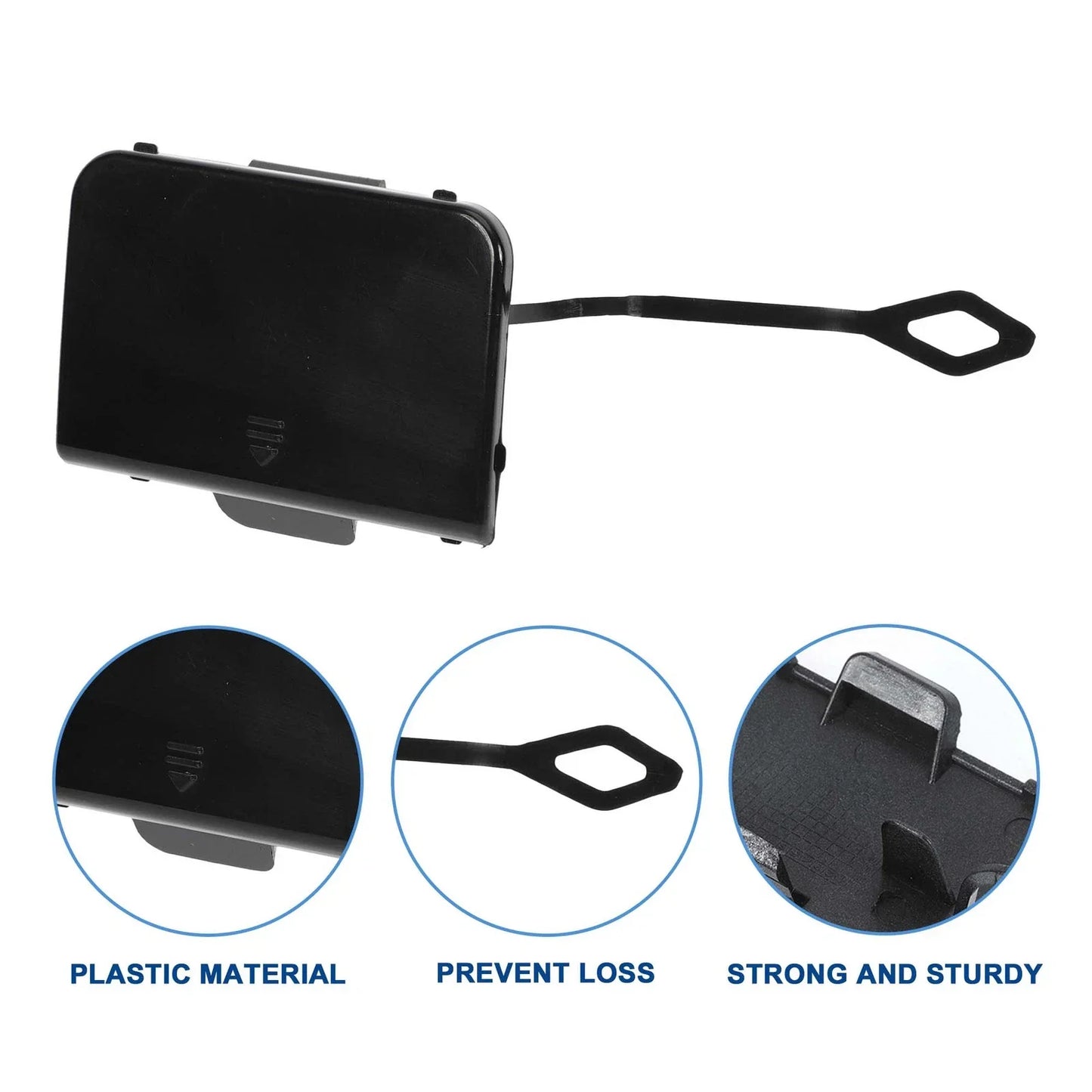 Front Bumper Tow Hook Cover for Mercedes-Benz C-Class W204 Sport (2008-2011)