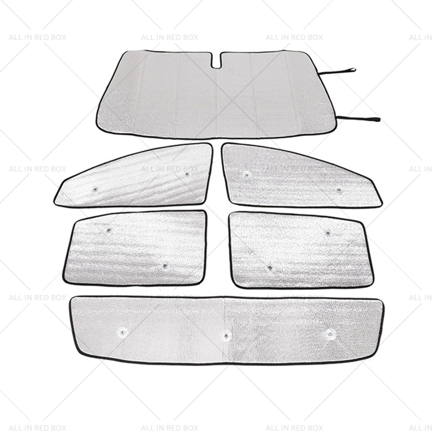 6 x Car Sunshade Window Visor for Ford Ranger (2015-2024)