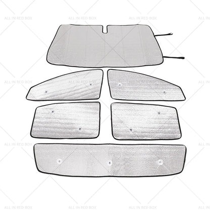 6 x Car Sunshade Window Visor for Ford Ranger (2015-2024)