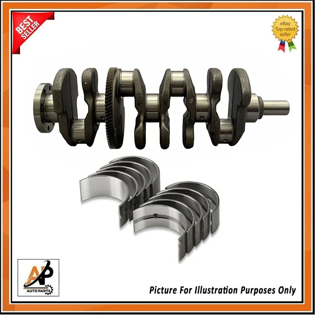 Crankshaft Bearing Set Replacement for Mercedes Benz C E GLC GLE 2.0 (2016–2023)