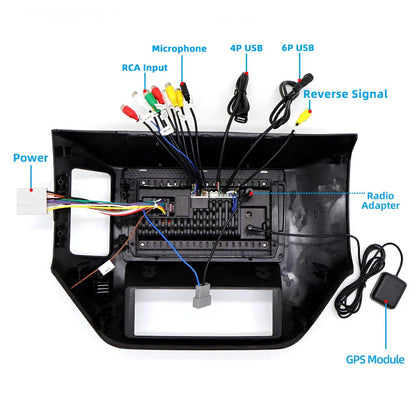 9'' Android Stereo Radio GPS Navigation for 2004-2015 Nissan Patrol GU