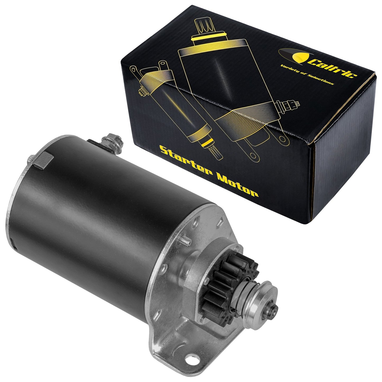 Caltric Starter Motor Replacement for John Deere ZTrak Mowers (Z365R–Z665)