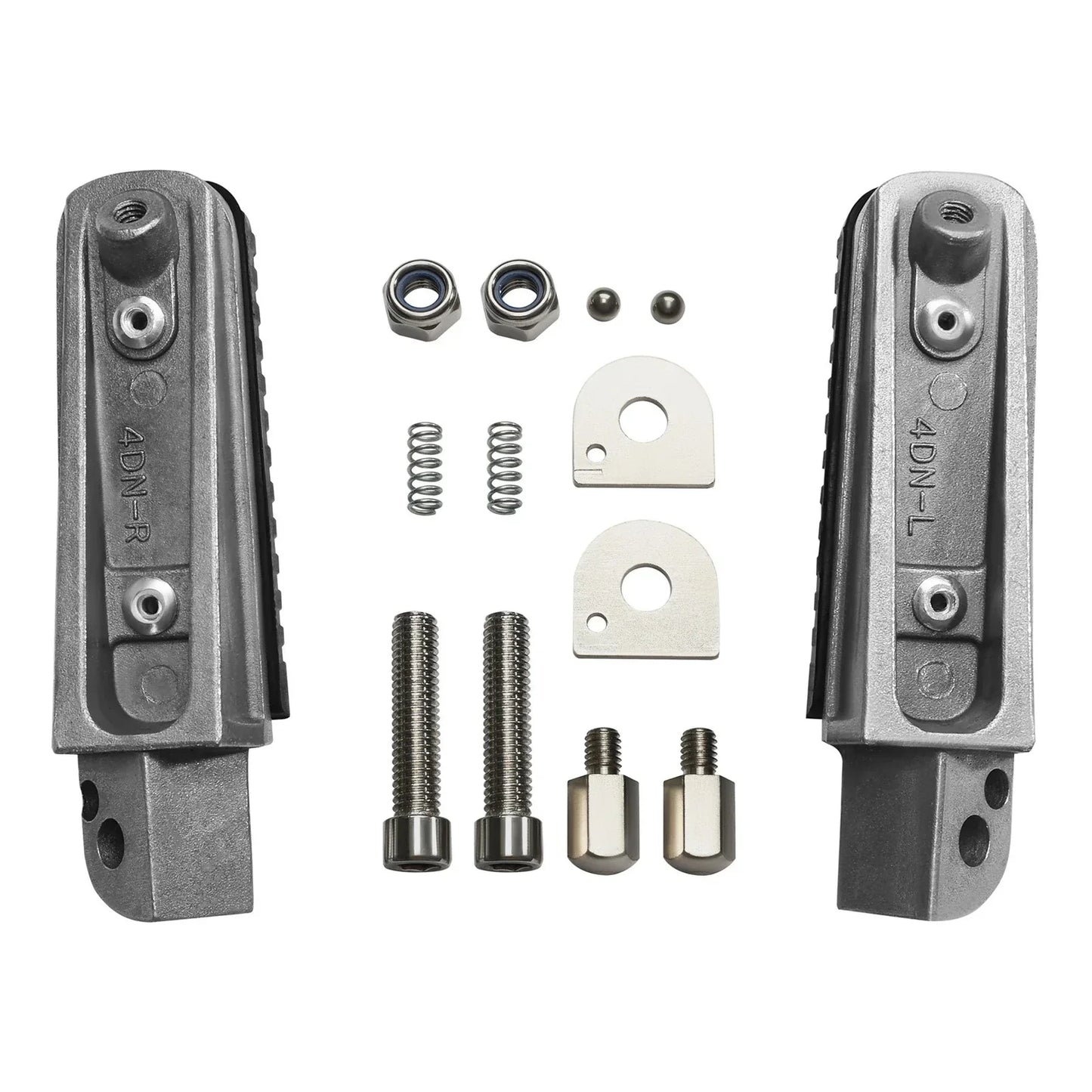 Driver Passenger Footrests Footpegs for Yamaha FZ1 FZ6 Fazer (2001-2013)