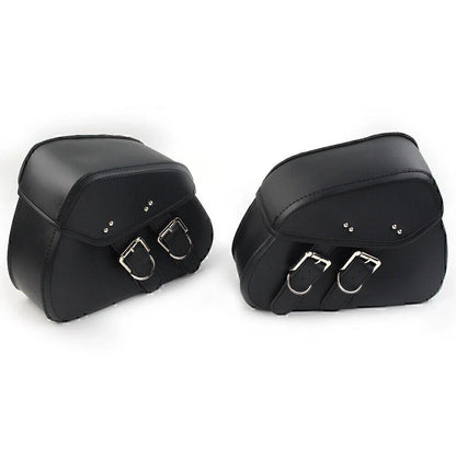 PU Leather Saddle Bags for Harley Sportster Dyna Motorcycle