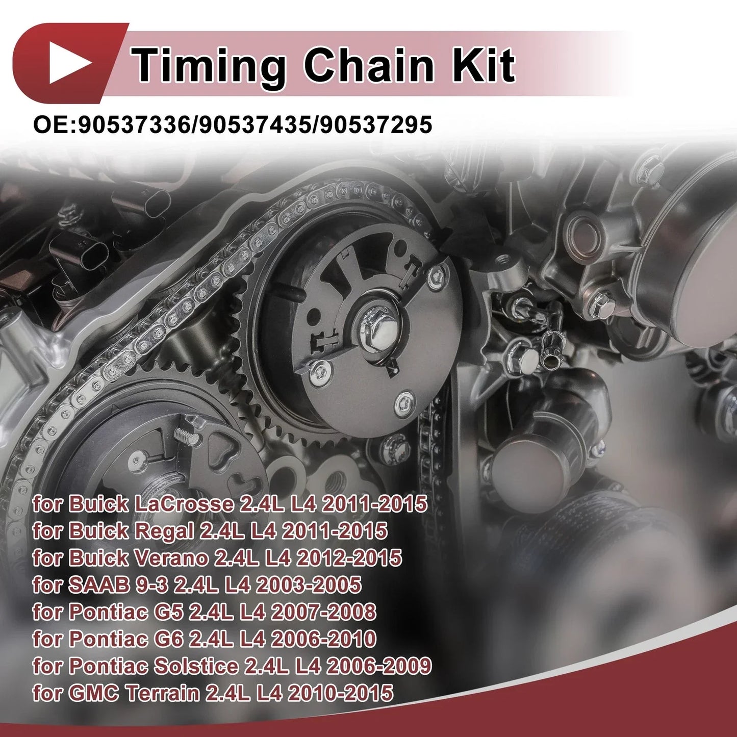 Timing Chain Kit for Buick LaCrosse, Verano, Regal & Chevrolet (2010-2017)