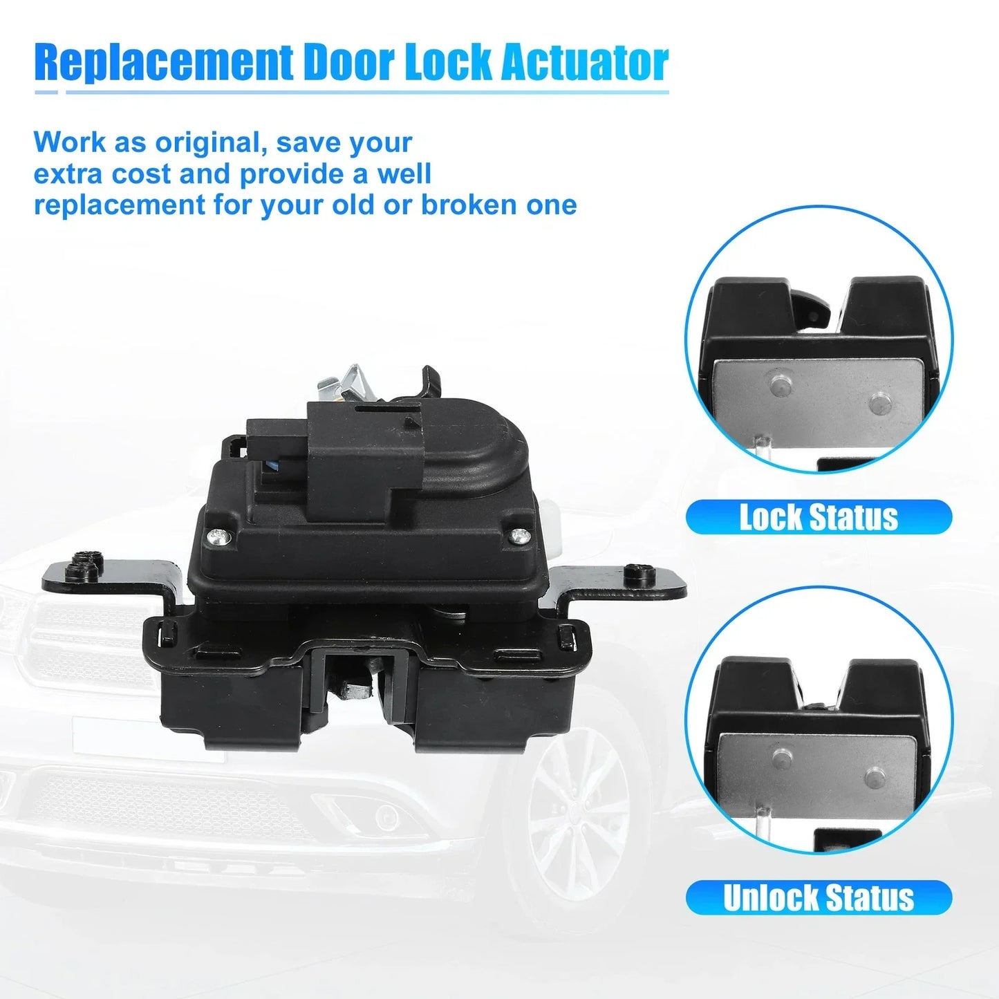 Rear Trunk Tailgate Lid Lock Actuator for Dodge Durango (2004-2005)
