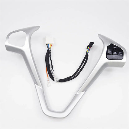Steering Wheel Trim + Right Switch Button for Ford Fiesta MK7 MK8 Ecosport (2013)
