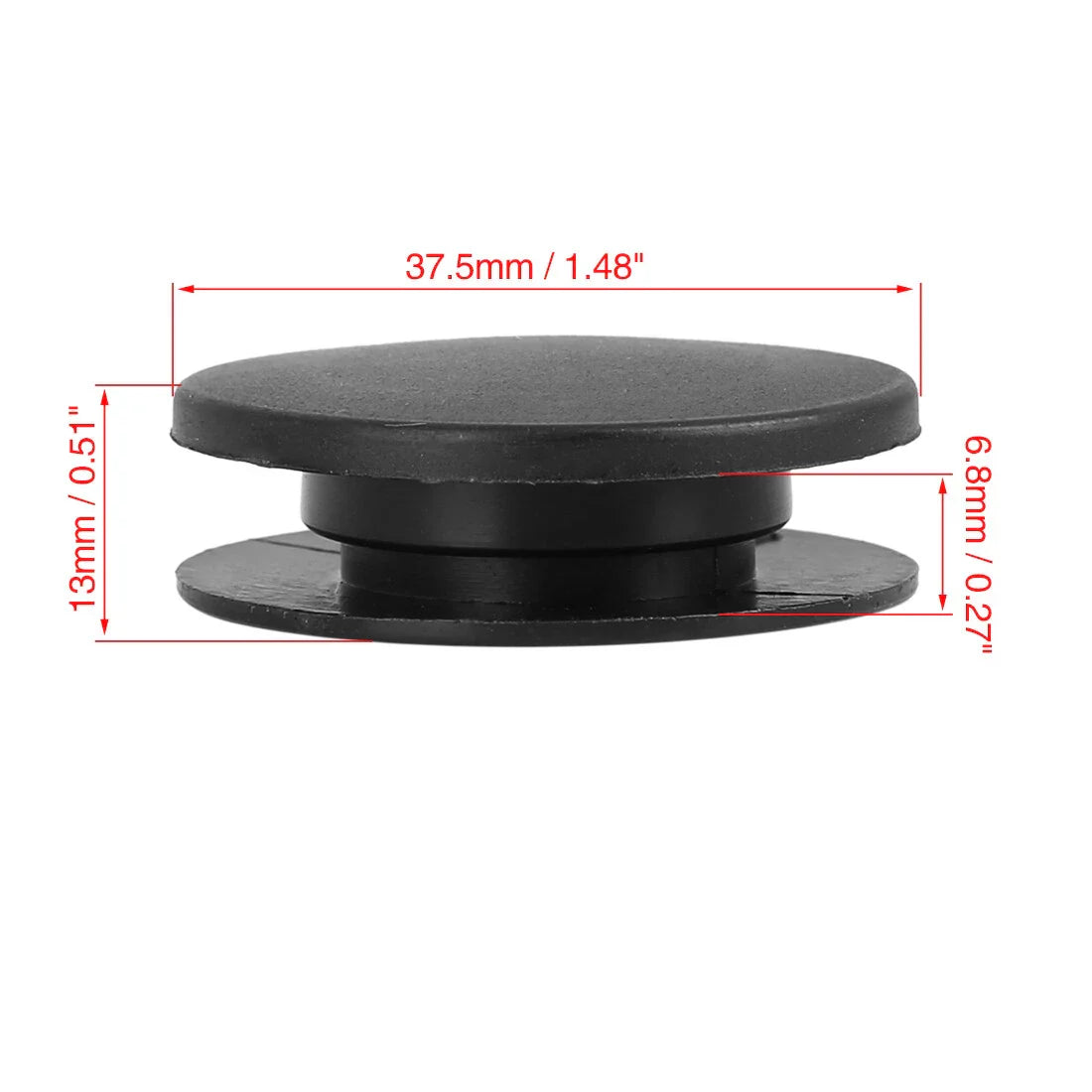 4 x Car Floor Mat Clips Black 1.48 Inch for Mercedes GLK SLK ML RS (2008-2015)
