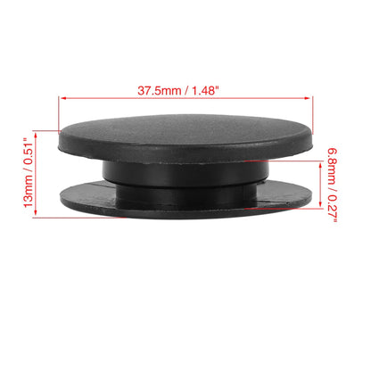 4 x Car Floor Mat Clips Black 1.48 Inch for Mercedes GLK SLK ML RS (2008-2015)