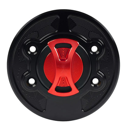 Red Fuel Gas Tank Cap Cover for BMW S1000RR, S1000R, HP2 SPORT (2010-2016)