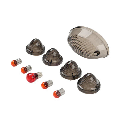 Turn Signal Covers Tail Light Lens Smoke for T100 Scrambler Speedmaster Roadster