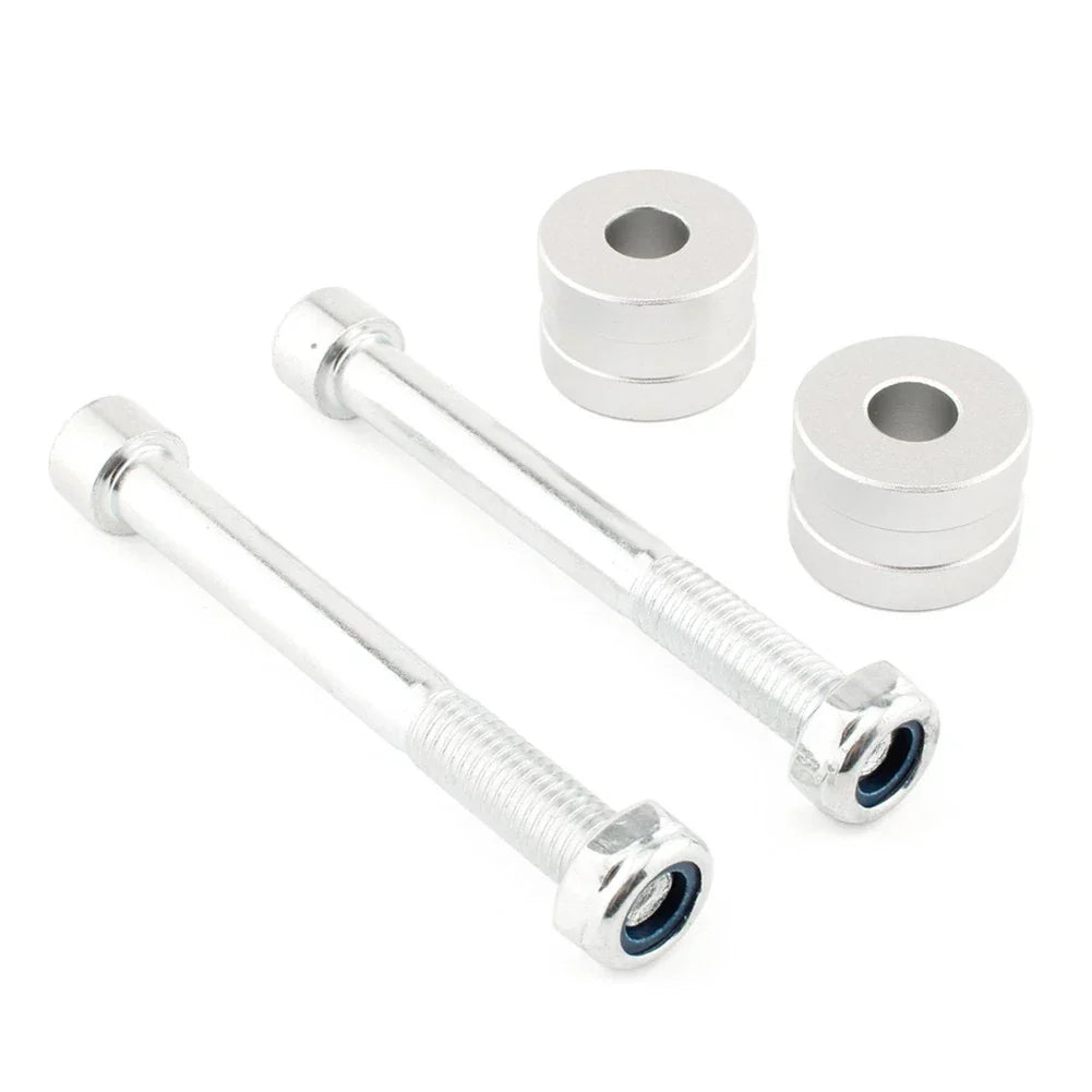 Handle Bar Risers for Ducati Hypermotard 1100 (2007-2009) Silver