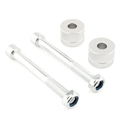 Handle Bar Risers for Ducati Hypermotard 1100 (2007-2009) Silver