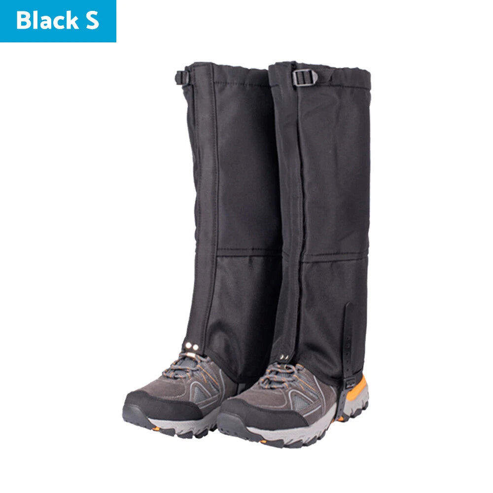 Waterproof Gaiters for Outdoor Hiking Boots - Snake & Snow Leg Protection