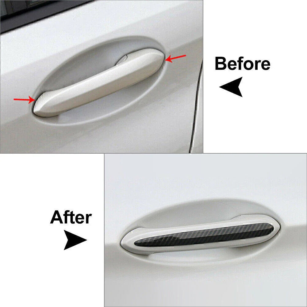 4 x Car Outer Door Handle Trim Strips for BMW 3 Series G20 G28 (2020)
