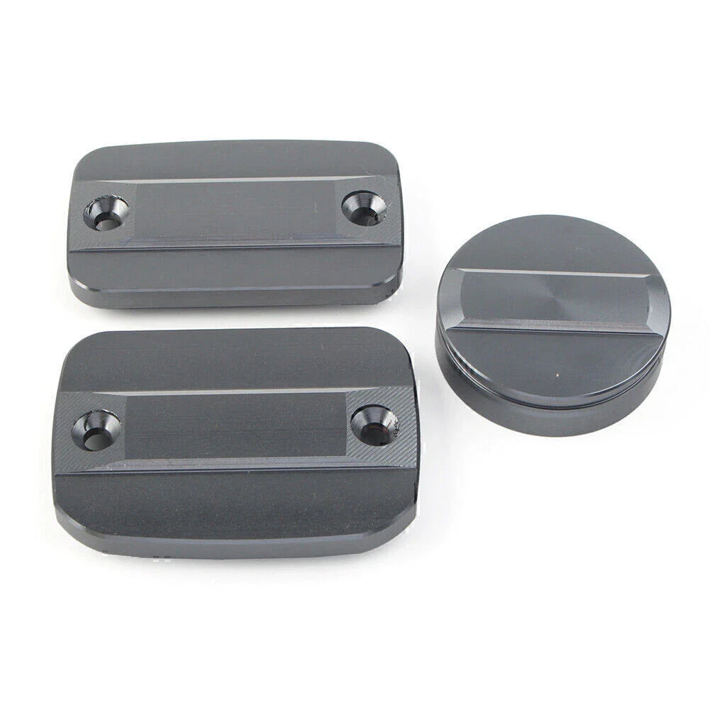 Front Brake Clutch Fluid Reservoir Cap & Rear Brake Cover for Scrambler 1100 800