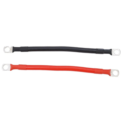 19CM 12v Battery joiner Connector Dc Wire 100 Amp Cable & lugs red & black for Vehicle