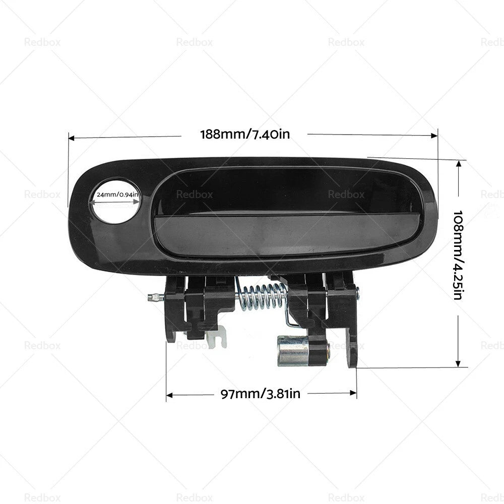 Front Left Outside Outer Door Handle for Toyota Corolla AE112 (1998-2001)