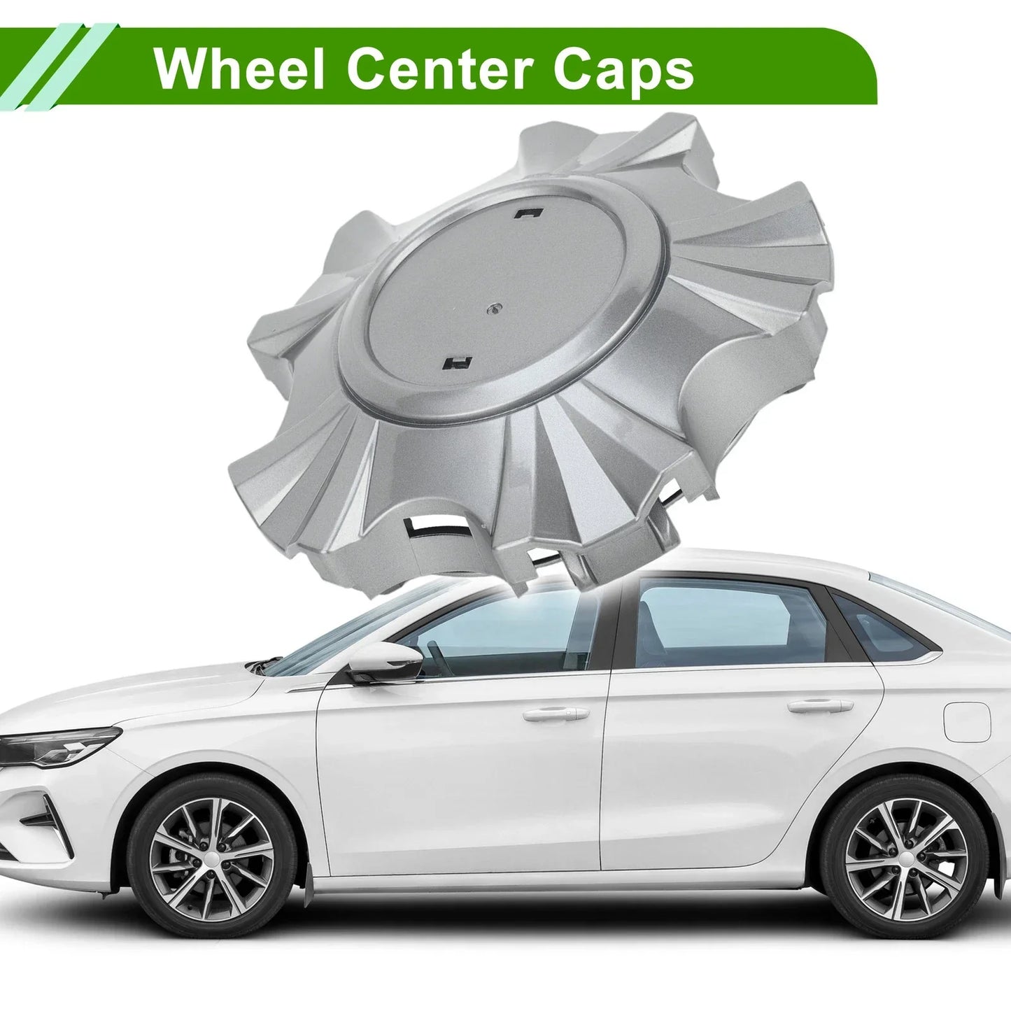 Wheel Center Caps for Lexus LX570 (2013-2015) - Titanium Tone Plastic 1 x Pc