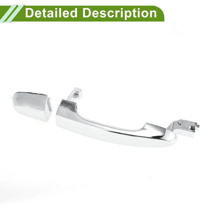Exterior Door Handle for Hyundai Kia Silver Tone Front Right (2011-2016)
