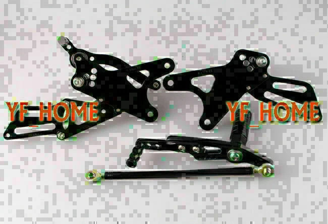 Rearsets Foot Pegs for Yamaha YZF R1 (2009-2013) Black