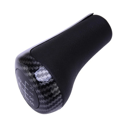 Carbon Fiber 5 Speed Manual Gear Knob for BMW 1 3 5 Series X1 X3 (2004-2023)