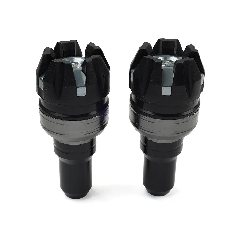 Universal Motorcycle Exhaust Frame Slider Bolt Anti Crash Protector - Grey