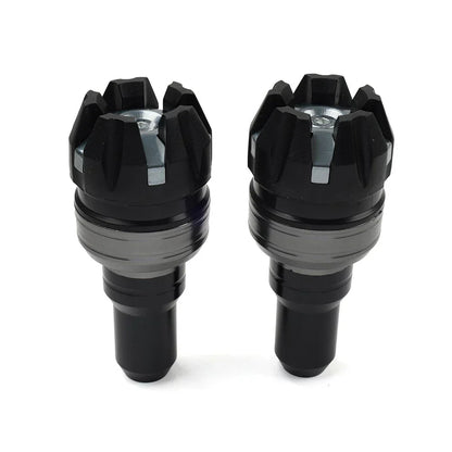 Universal Motorcycle Exhaust Frame Slider Bolt Anti Crash Protector - Grey
