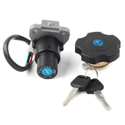 Ignition Switch Fuel Gas Cap Keys Set for Yamaha XT600 TW200 XT225 (1983-2007)