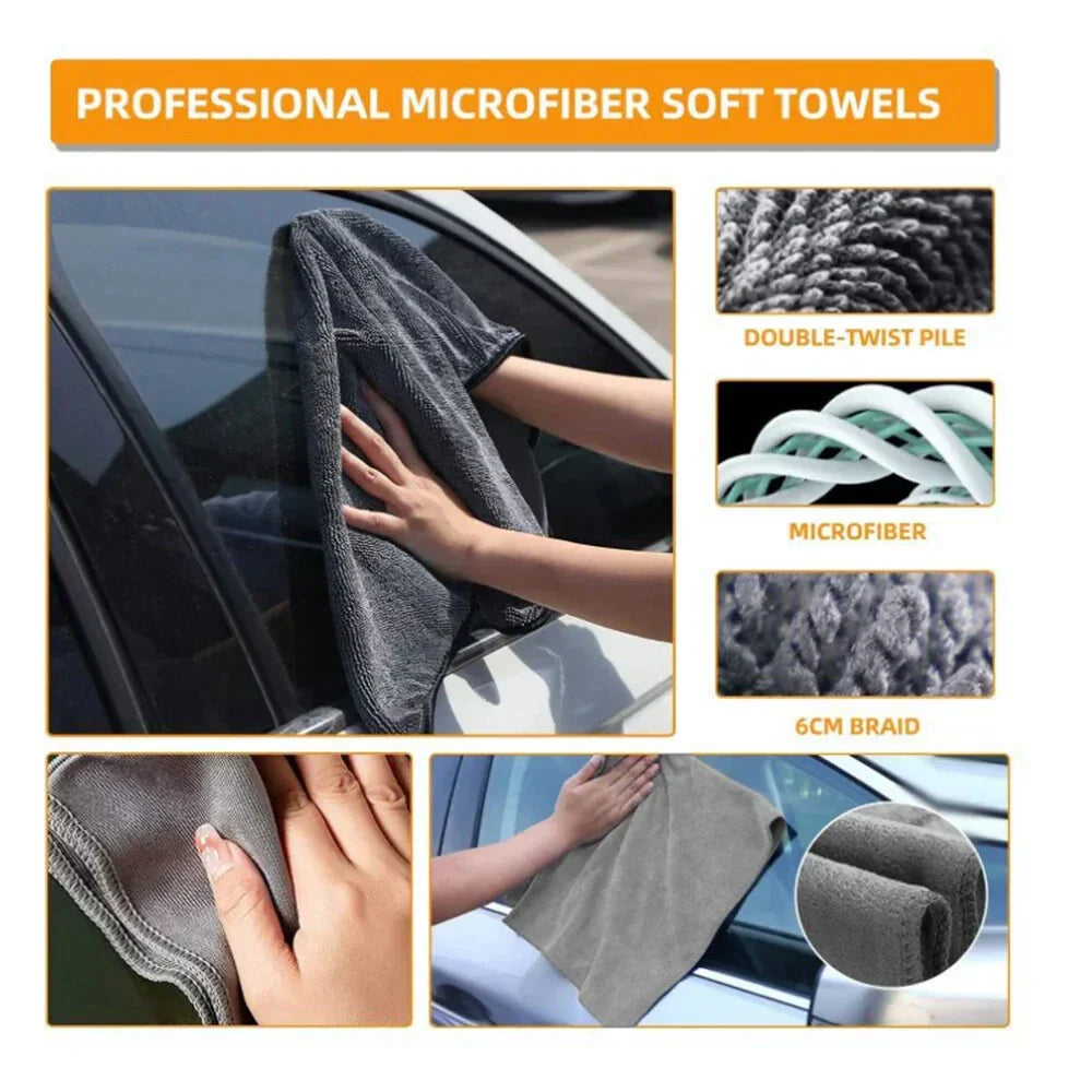 10Pcs Car Cleaning Tool Kit for Car Wash & Detailing Brushes