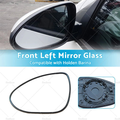Left Mirror Glass w/ Back Plate for Holden Barina (2011-2023)