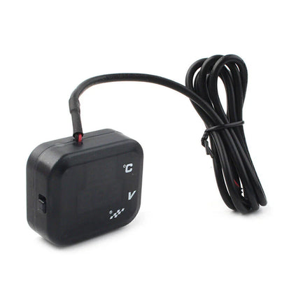 Air Temperature Gauge LED Voltmeter for Motorcycle (No Year Specified)