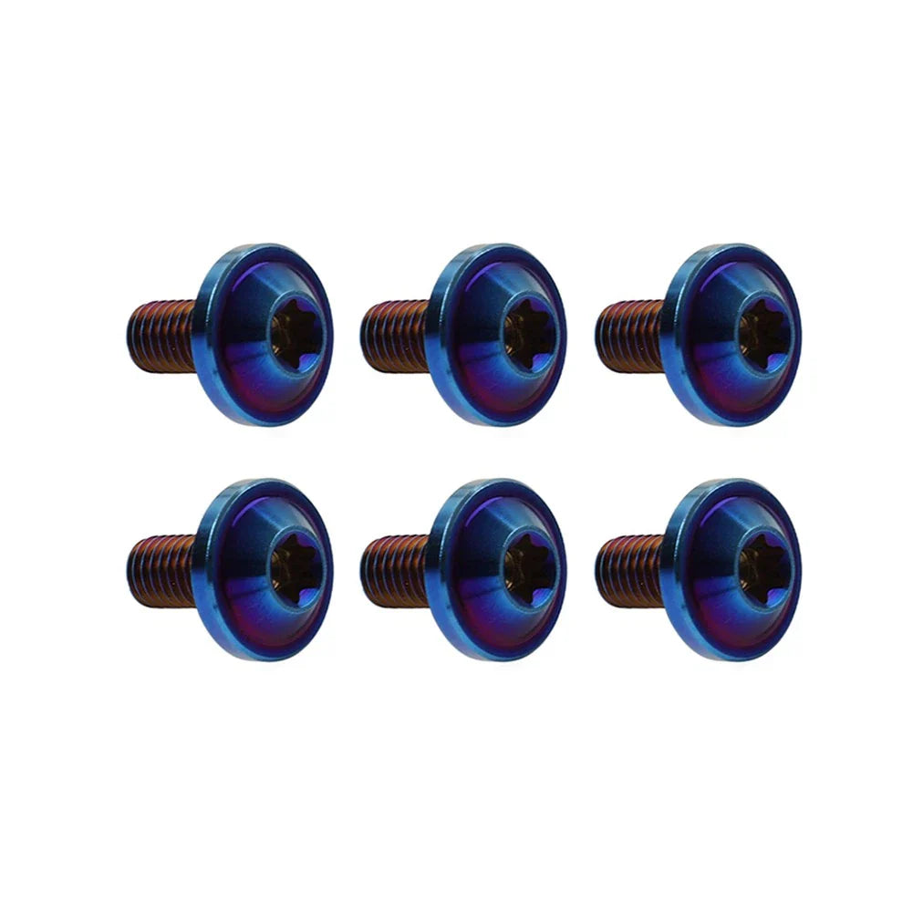 6 x M5x30mm Titanium Alloy Torx Head Bolts for Bike Motorcycle