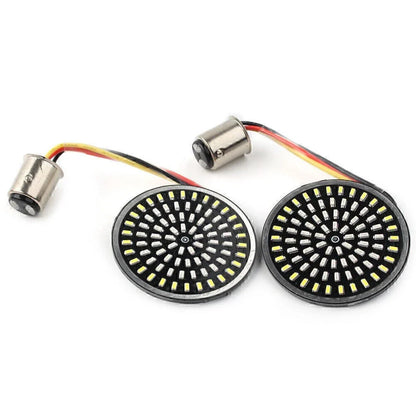 LED 1157 Rear Turn Signal Lamp Amber White for Harley Touring Road King