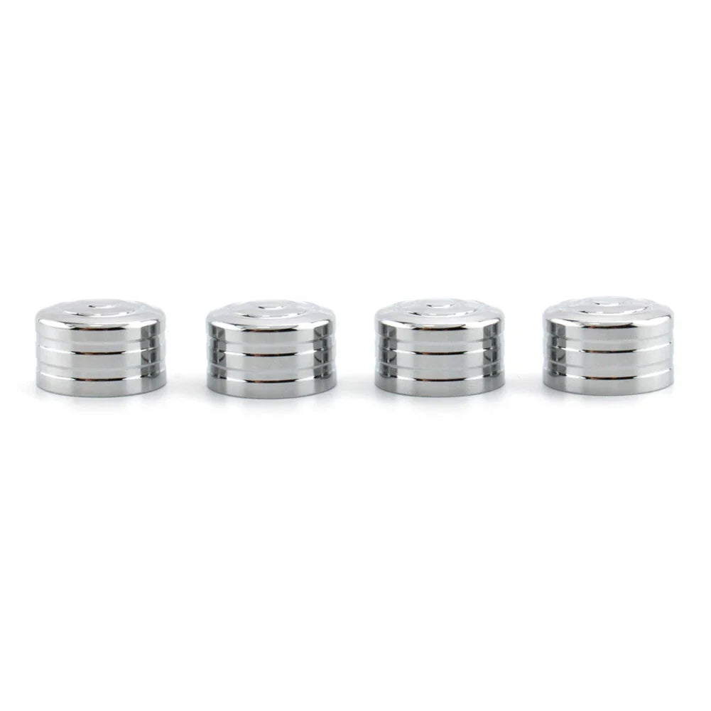 4 x Chrome Machined Head Bolt Cover Caps for Triumph T120 Thruxton (2016-2023)