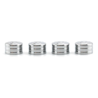 4 x Chrome Machined Head Bolt Cover Caps for Triumph T120 Thruxton (2016-2023)