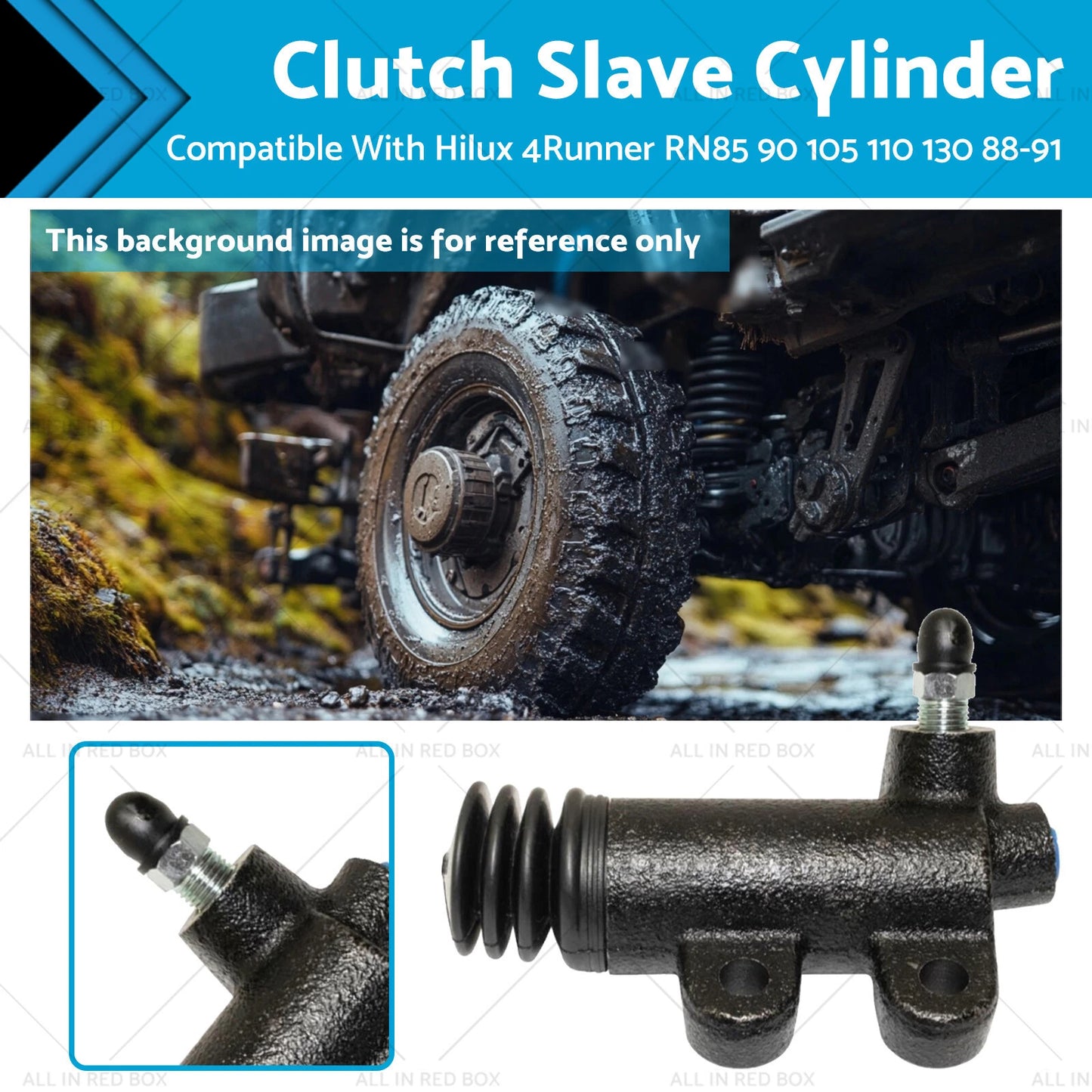 Clutch Slave Cylinder for Toyota Hilux 4Runner RN130R 2.4L (1989-1991)