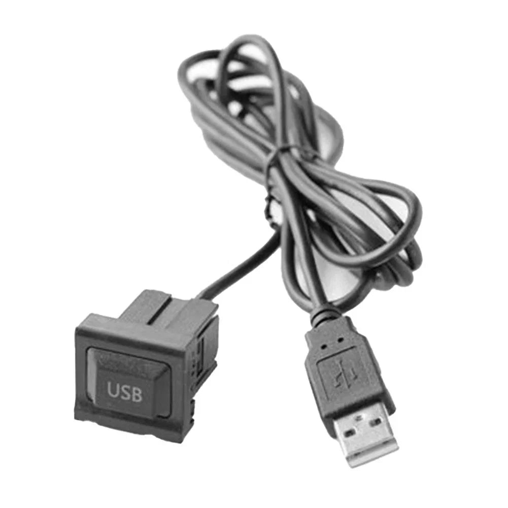 USB Dual USB Extension with Dust Cover