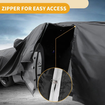 Waterproof All Weather Car Cover for Lexus UX (2019-2023) - Black 190T-PU