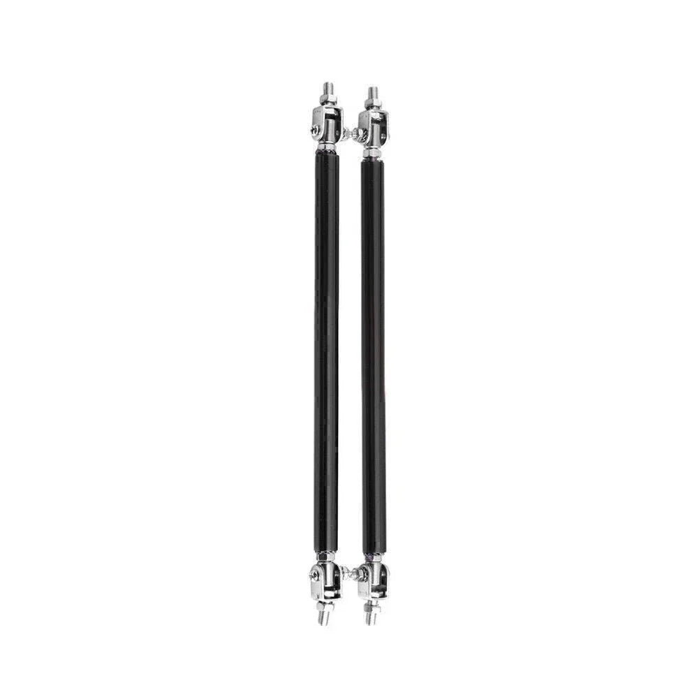 Adjustable Front Bumper Lip Splitter Strut Rod Tie Support Bar for 2015-2023