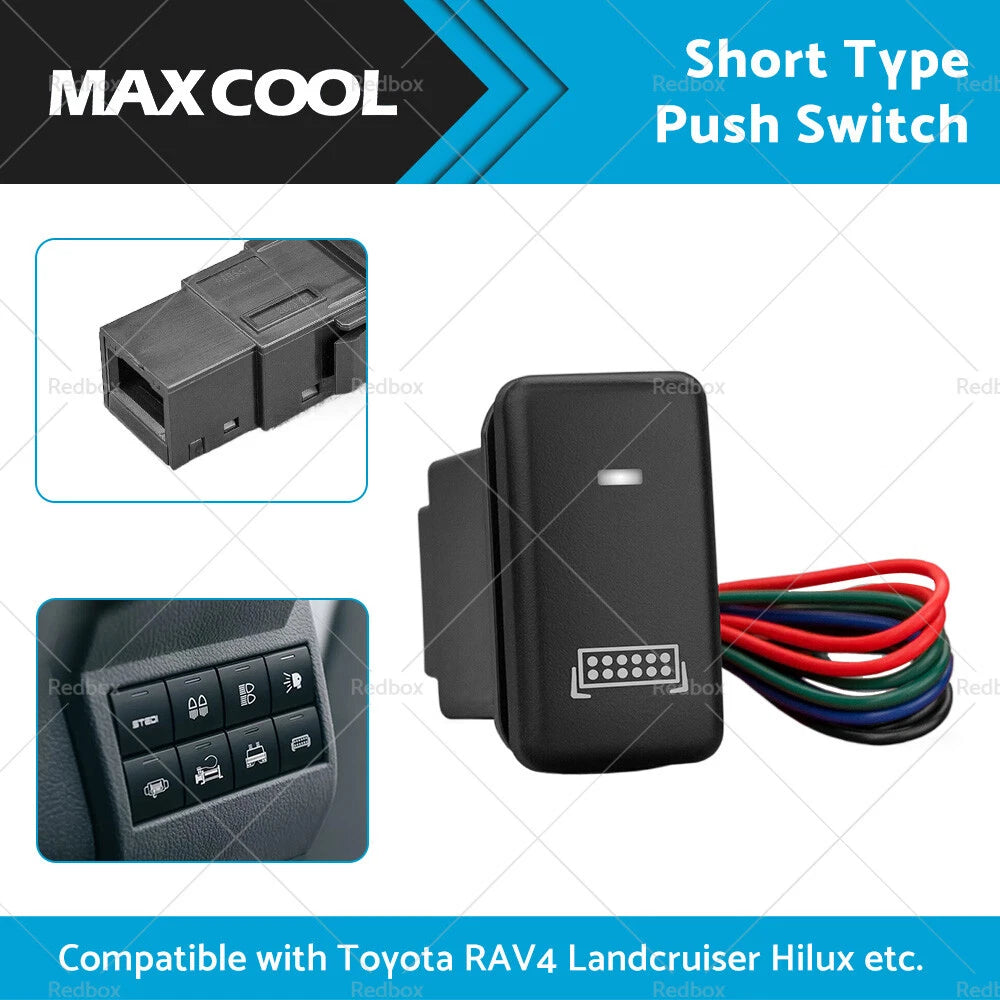 LED Light Bar Push Switch for Toyota RAV4 Landcruiser Prado (All Years)